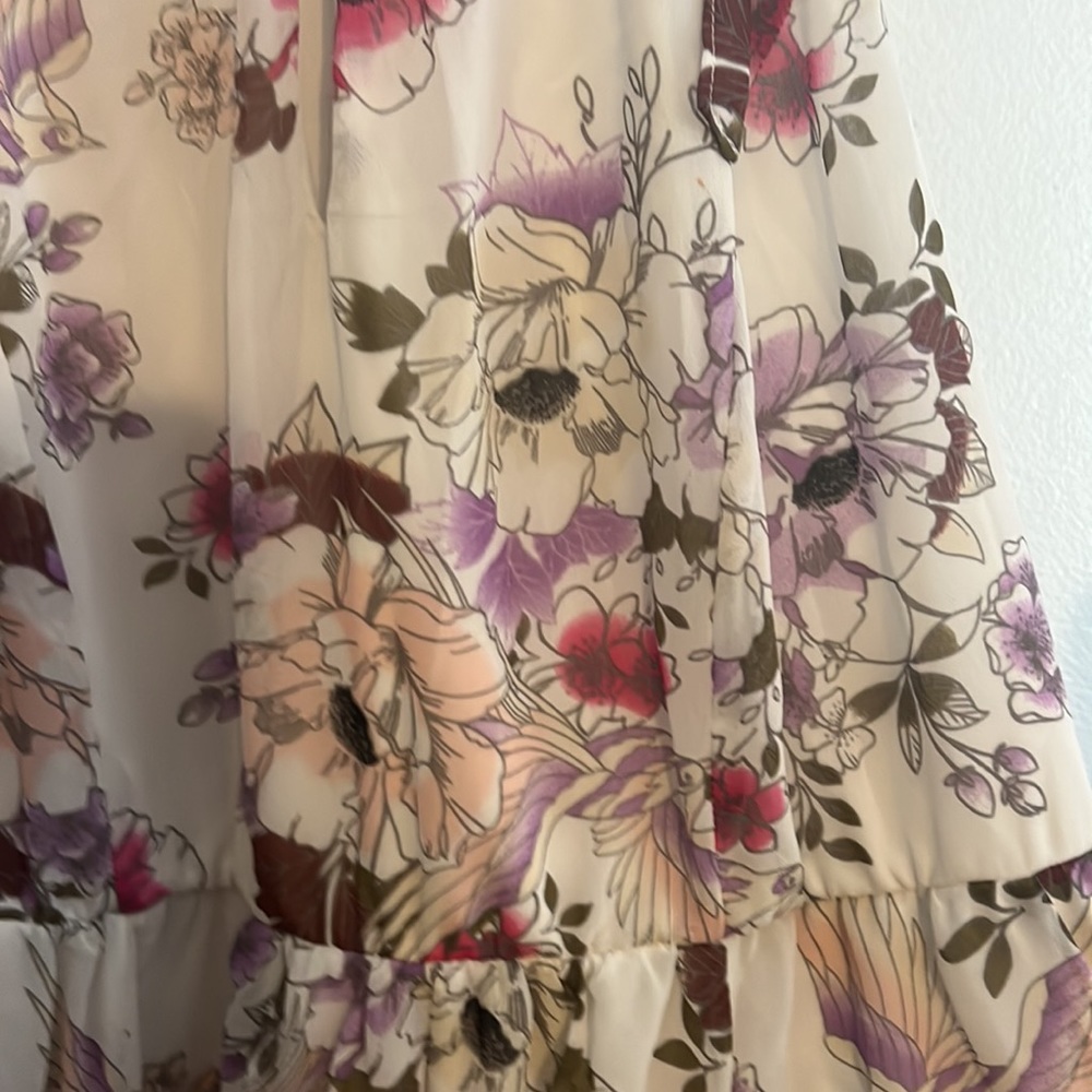 Torrid Plus Size Midi Chiffon Floral Halter Neck … - image 5